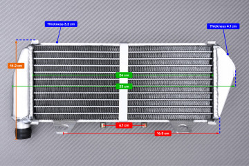 Paire de Radiateurs Eau Racing Ultra-Renforcés AVDB KTM XCW / XC / SX 125 / 150 / 250 / 300 2023 - 2025