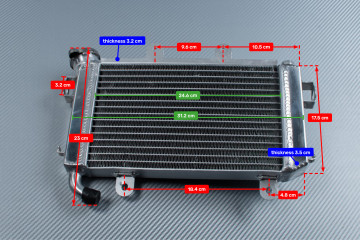 Radiateur KTM DUKE 125 / 200 / 250 / 390 2011 - 2016