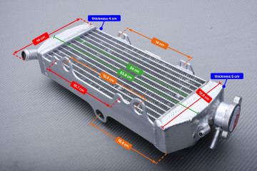 Radiador Agua Racing Reforzado KTM DUKE / Adventure / SMC / LC4 620 / 640 / 660 1994 - 2007
