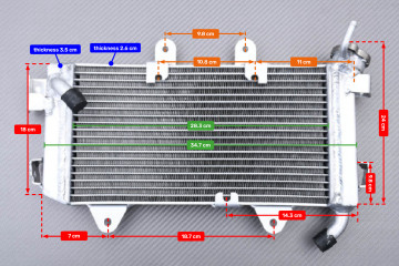 Radiatore KTM DUKE 125 / 250 / 390 2017 - 2023