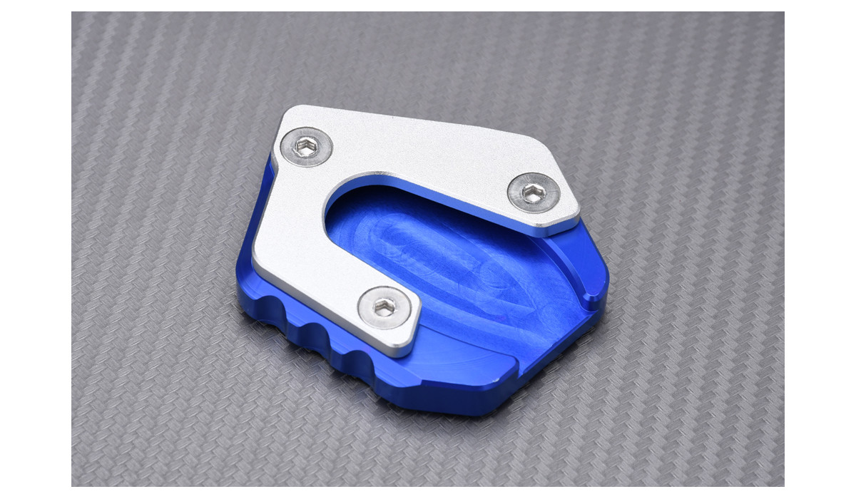 Elargisseur De Béquille Bleu En Aluminium Anodisé YAMAHA YZF
