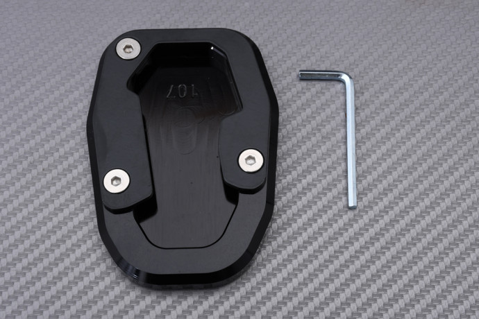 Anodised aluminum sidestand foot enlarger DUCATI DESERTX 937 / 950 2022 - 2025