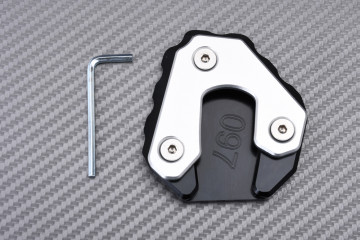 Anodised aluminum sidestand...