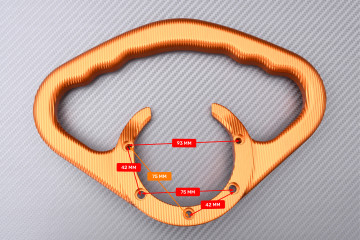 Sozius Haltegriff aus eloxiertem Alu KTM DUKE / RC 125 / 200 / 250 / 390 2011 - 2021