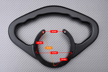 Asidero pasajero de aluminio anodizado CFMOTO SR 250 / 300 / NK / GT 400 / 650 / CLX 700 2018 - 2021