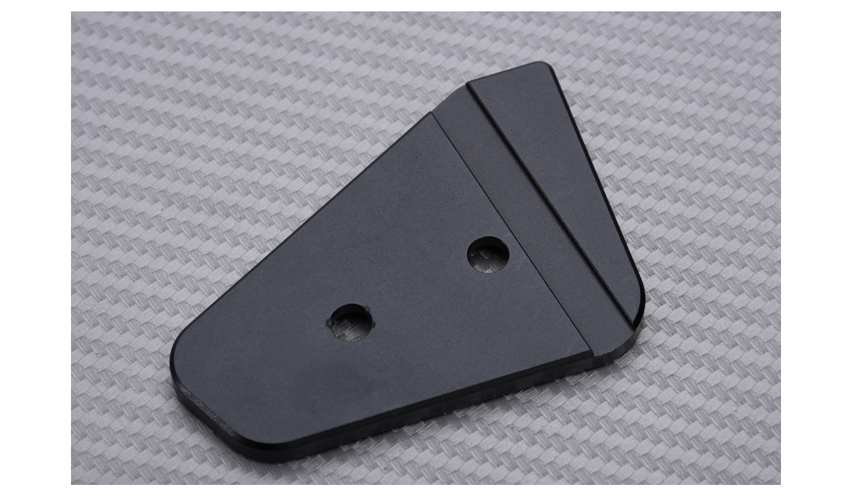 Élargisseur De Béquille Avdb-moto Pour BMW K1600GT/GTL 2011-2016 - Aluminium Anodisé Noir, Plus De Stabilité