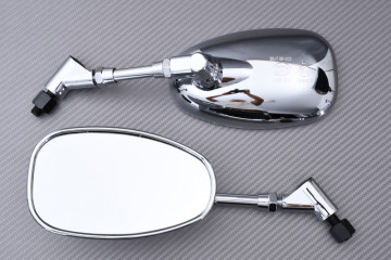 Pair of universal rearview mirrors Classic / Café Racer / Custom / Neo Retro / Scrambler / Retro