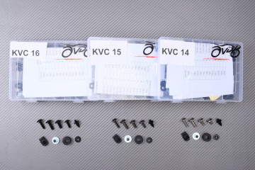 Kit de visserie AVDB spécifique pour carénages KAWASAKI ZX6R 636 2013 - 2018