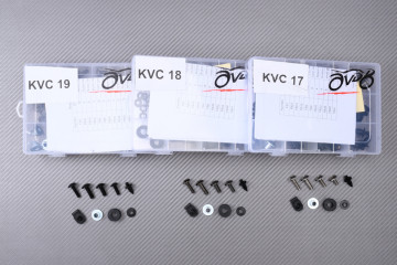 Kit de visserie AVDB spécifique pour carénages KAWASAKI ER6 F 2009 - 2011