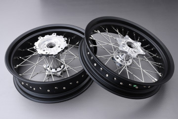 Paire de Jantes Avant Arrière 17' / 17' Supermotard KTM SXF / SX 125 / 250 / 350 / 450 2015 - 2022
