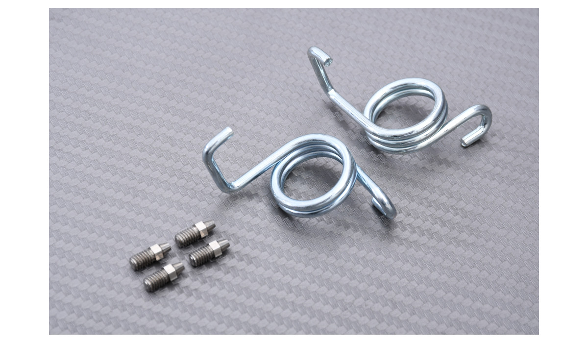 Poggiapiedi Anteriori In Lega Di Alluminio Per Suzuki GSXR600, GSXR750, GSXR1000 (Anni 2001-2014) – Colore Argento, Kit Con Bulloni
