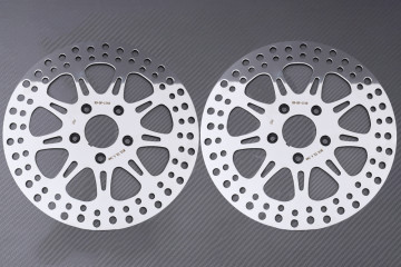 Pareja de discos de freno delanteros LEGENDBRAKE HARLEY DAVIDSON ELECTRA GLIDE 1340 FLHT / FLHS / FLHTC / FLHTCU 1984 - 1999