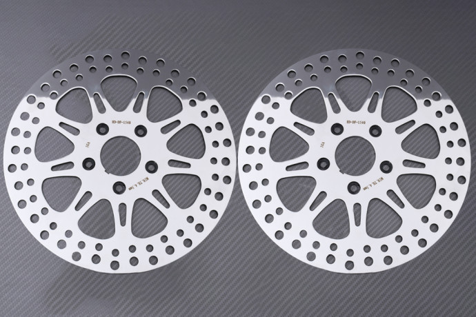 Paire de Disques de frein Avant LEGENDBRAKE HARLEY DAVIDSON ELECTRA GLIDE 1340 FLHT / FLHS / FLHTC / FLHTCU 1984 - 1999