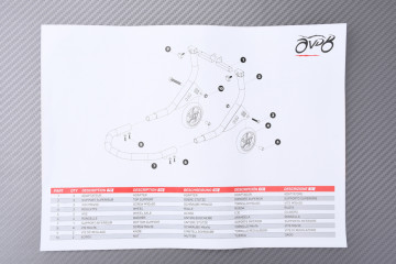 Caballete central delantero premium SBK TECH tipo racing