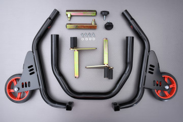 Premium racing-type front workshop stand