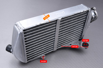 AVDB Paar Ultra-verstärkte Racing-Wasserkühler HONDA CRF 450 R / RX 2021 - 2025