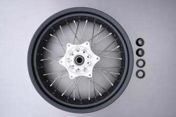 Pair of Front and Rear Rims 17' / 17' Supermotard KTM EXCF / EXC 150 / 250 / 350 / 450 / 500 2016 - 2023