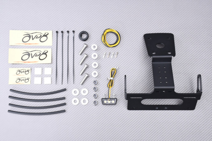 Support de plaque spécifique AVDB KAWASAKI Z900 / SE 2025 - 2026