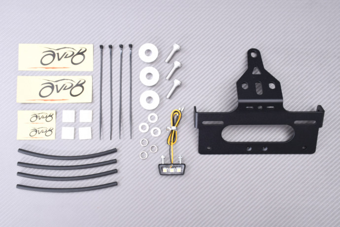 Support de plaque spécifique AVDB CFMOTO 450NK / 450SS / 450SR / 450SR-R 2022 - 2026