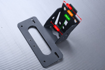 Support de plaque spécifique AVDB SUZUKI GSXS 750 / 950 / 1000 / F 2016 - 2026