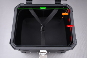 TRAVEL-X 45 / 55 / 65 Liters in Aluminum Top Case