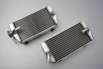 Pair of Ultra-Reinforced Racing Water Radiators AVDB HONDA CRF 450 R 2002 - 2004