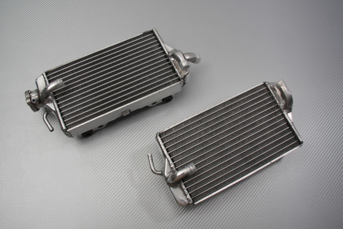 Pair of Ultra-Reinforced Racing Water Radiators AVDB HONDA CR 125 R 2002 - 2003