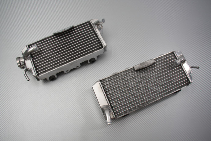 Pair of Ultra-Reinforced Racing Water Radiators AVDB KAWASAKI KXF 450 2009