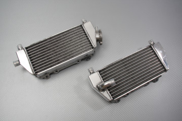 Pair of Ultra-Reinforced Racing Water Radiators AVDB KAWASAKI KX 125 / 250 1994 - 2002