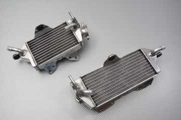 Coppia di radiatori dell'acqua da racing Ultra-rinforzati AVDB KAWASAKI KX 125 1990 - 1993