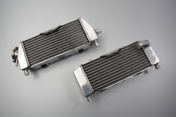 Coppia di radiatori dell'acqua da racing Ultra-rinforzati AVDB KAWASAKI KX 250 2005 - 2008
