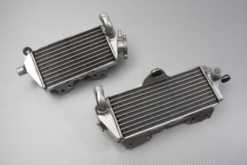 Paire de Radiateurs Eau Racing Ultra-Renforcés AVDB KAWASAKI KDX 200 1989 - 1994