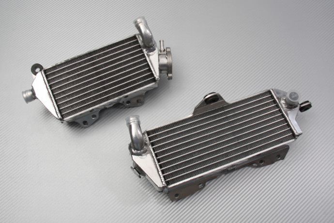 Pareja de Radiadores Agua Racing Ultra-Reforzado AVDB KAWASAKI KDX 200 1989 - 1994