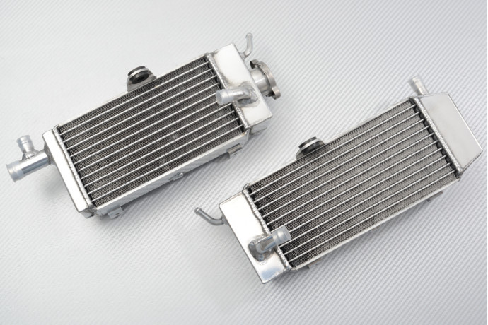 Paar Ultra-verstärkte Racing-Wasserkühler AVDB YAMAHA YZ / WRZ 250 1990 - 1991