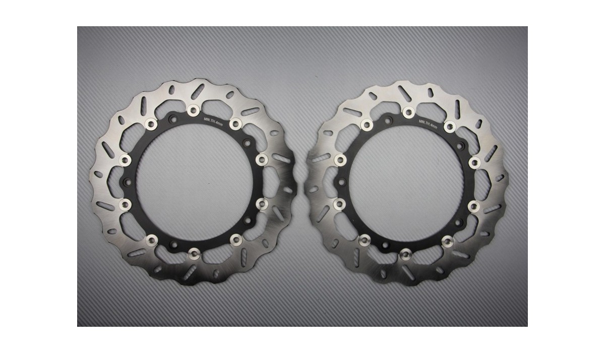 Pair of front brake discs 320 mm for BMW S1000R S1000RR S1000XR