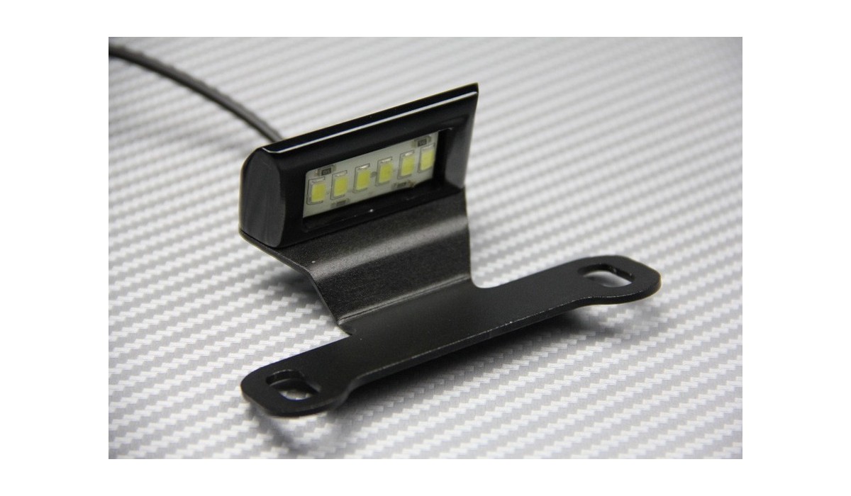 Side Mount License Plate Holder + LED License light