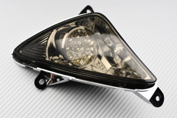Pareja de intermitentes delanteros LED ahumados Yamaha TMAX 500 2001 - 2007