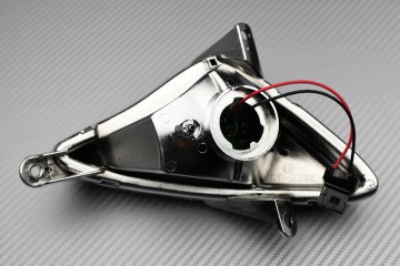 Pareja de intermitentes delanteros LED ahumados Yamaha TMAX 500 2001 - 2007