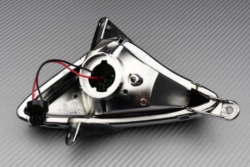 Pareja de intermitentes delanteros LED ahumados Yamaha TMAX 500 2001 - 2007