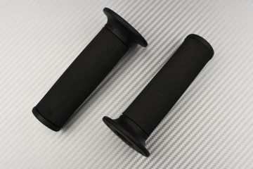 Pair of Rubber - Foam Handlebar Grips for 22mm Handlebar
