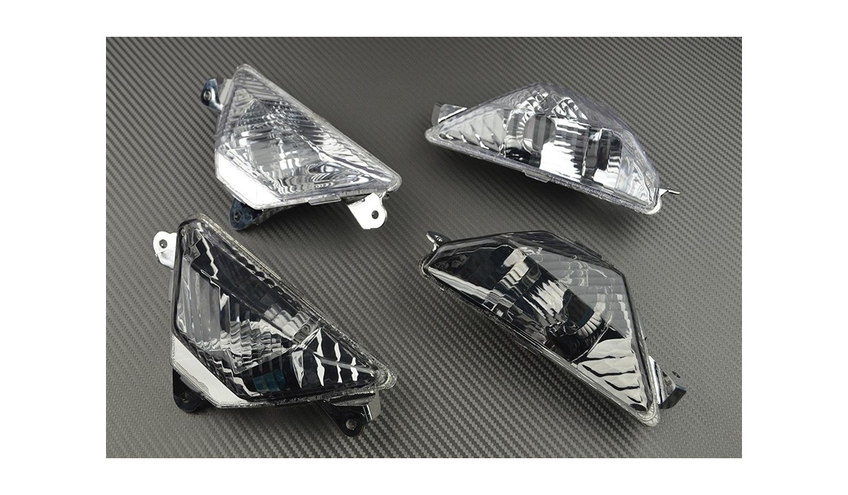 Frecce Per Moto Kawasaki ER6N Z1000 ZX-6R - Fumo Nero, Coppia Completa - Foto 3