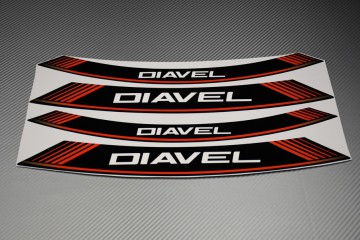 Inner Wheel Rims Stickers - DIAVEL Model