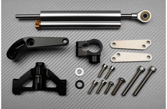 For ZZR1400 ZX14 2006-2016 Steering Damper Stabilizer&Bracket Mounting Kit