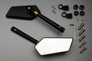 Pair of Racing Rearview Mirrors Design 3