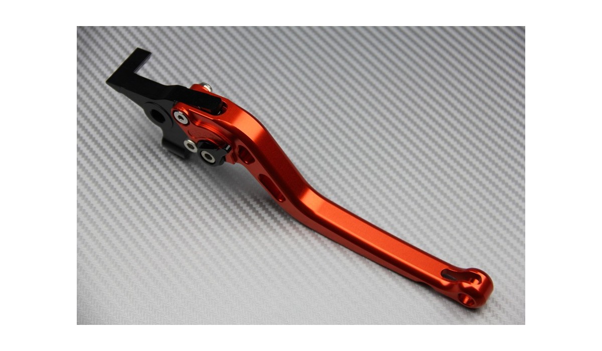 MOTOMENT Bremshebel Suzuki DR 125 SE - Polierter Alu Hebel 1995-2000