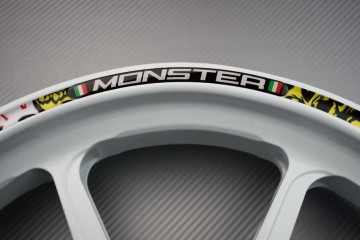 Motorrad Felgenrandaufkleber DUCATI - Logo MONSTER