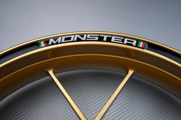 Motorrad Felgenrandaufkleber DUCATI - Logo MONSTER