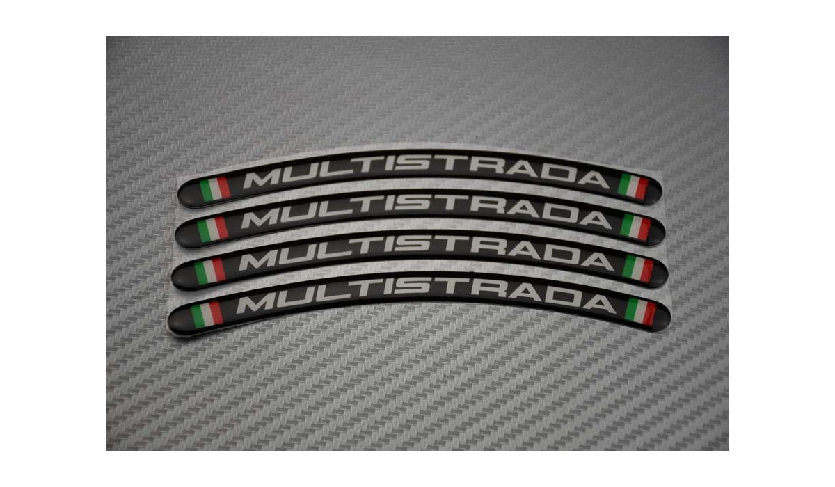 Stickers bord de jantes DUCATI - Logo MULTISTRADA