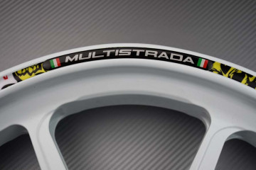 Stickers bordo cerchioni DUCATI - Logo MULTISTRADA