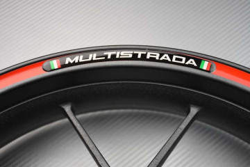 Motorrad Felgenrandaufkleber DUCATI - Logo MULTISTRADA